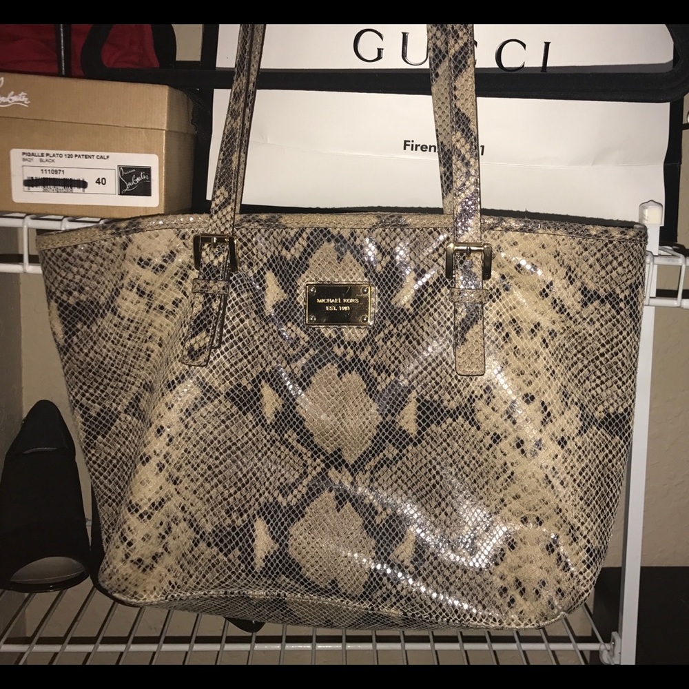 Michael Kors Snakeskin purse