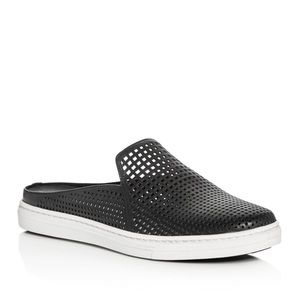 New Via Spiga Rina Leather Perforated Mule Sneaker