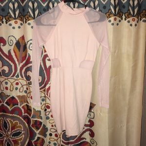 blush cocktail dress!