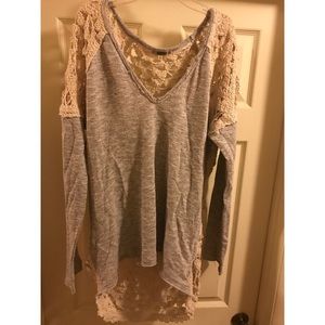 Gimmicks pieced sweatshirt