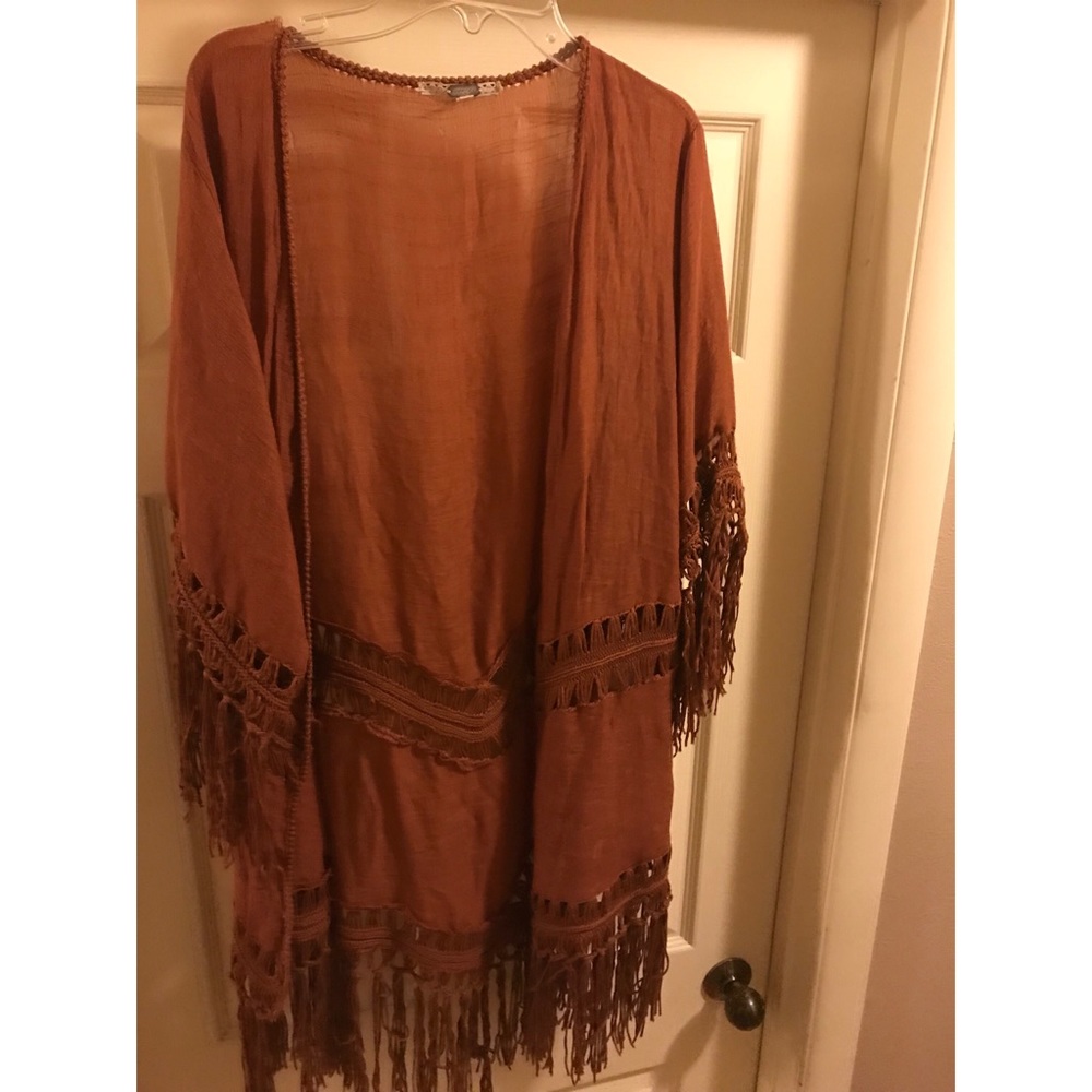 Gimmicks fringe cardigan