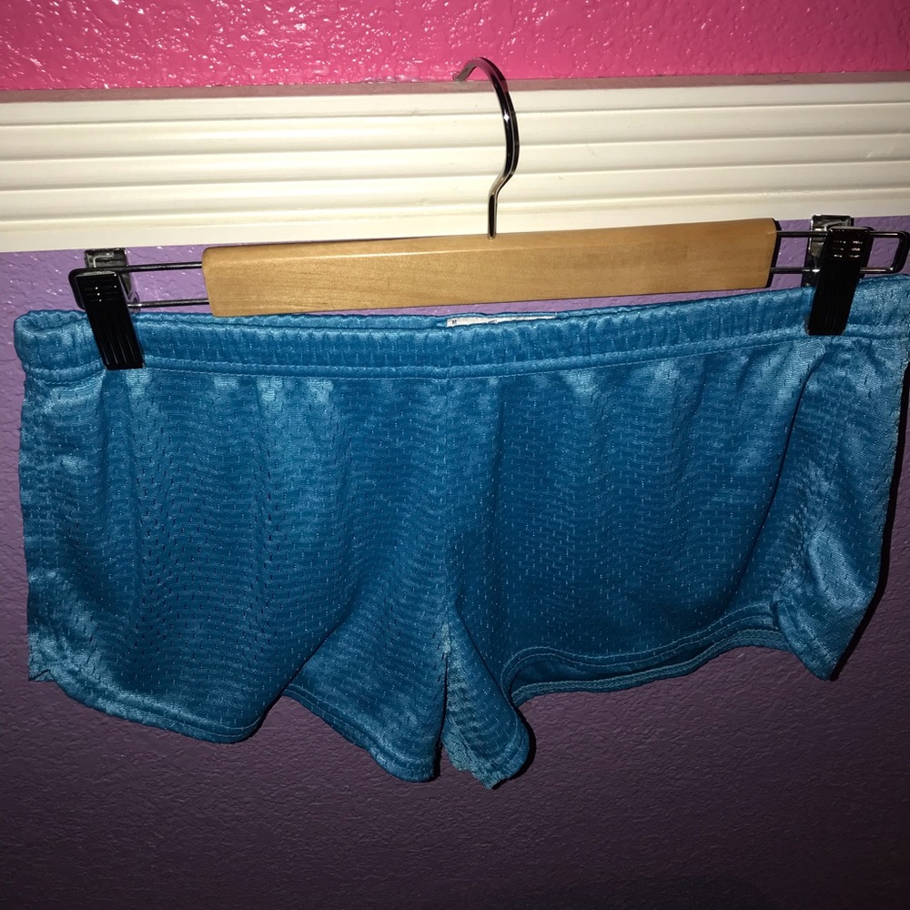 Royal blue workout shorts