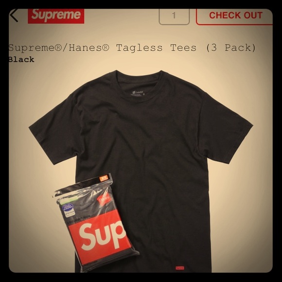 Supreme crew neck shirts