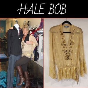 SALEFUN SEXY HALE BOB TOP GEMSTONES SILK