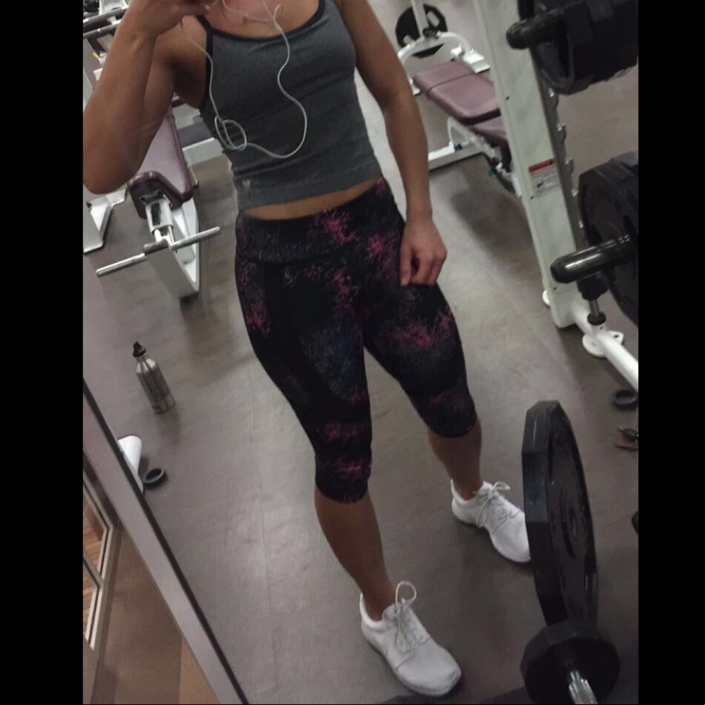 Forever 21 Mesh Crop Leggings