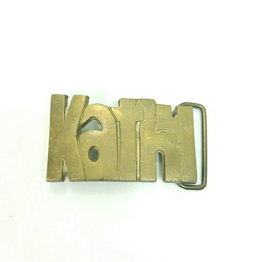 Kathy Belt Buckle, Vintage Belt Buckle