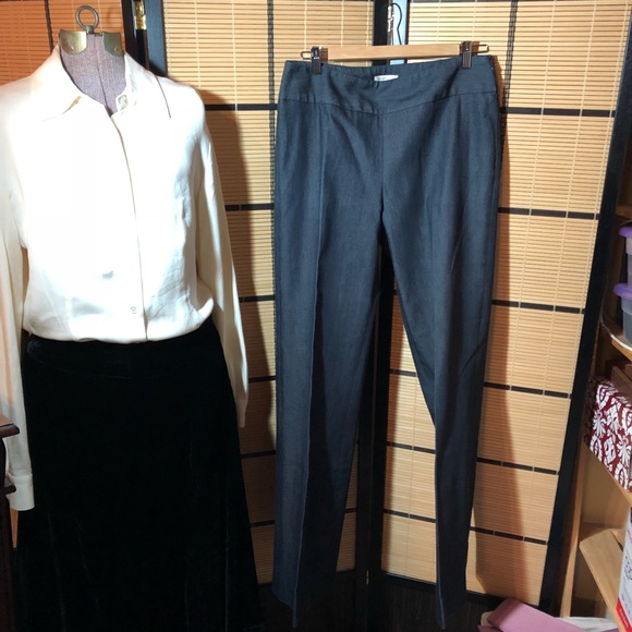 Harold’s size 8 grey-blue side zip slacks, NWOT - Picture 3 of 5