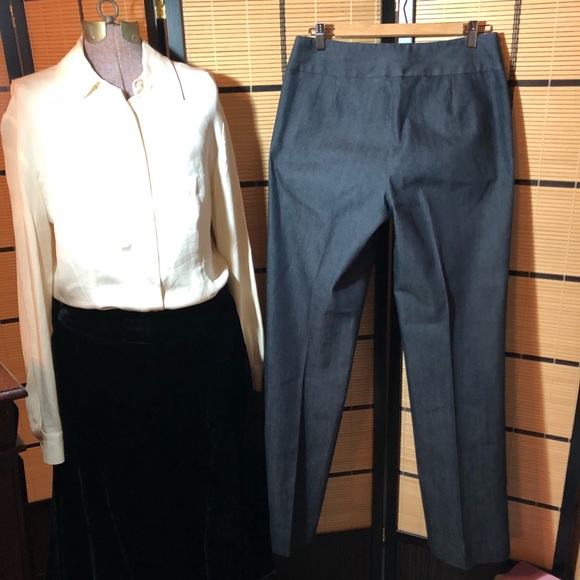 Harold’s size 8 grey-blue side zip slacks, NWOT - Picture 4 of 5