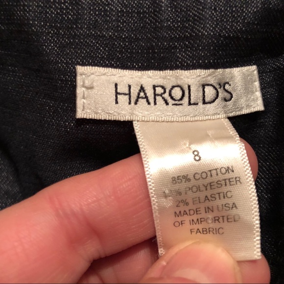 Harold’s size 8 grey-blue side zip slacks, NWOT - Picture 5 of 5
