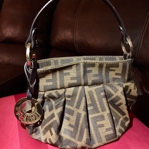 Authentic FENDI mini baguette