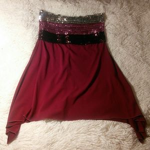 Holiday sequin top