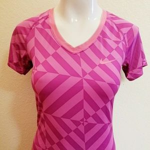 Hot Pink Nike Dry Fit Pro Shirt Size Small