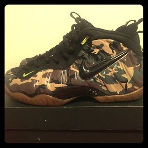 Camo Foamposites sz 9.5