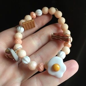 Foodies Breakfast Bracelet and Bow