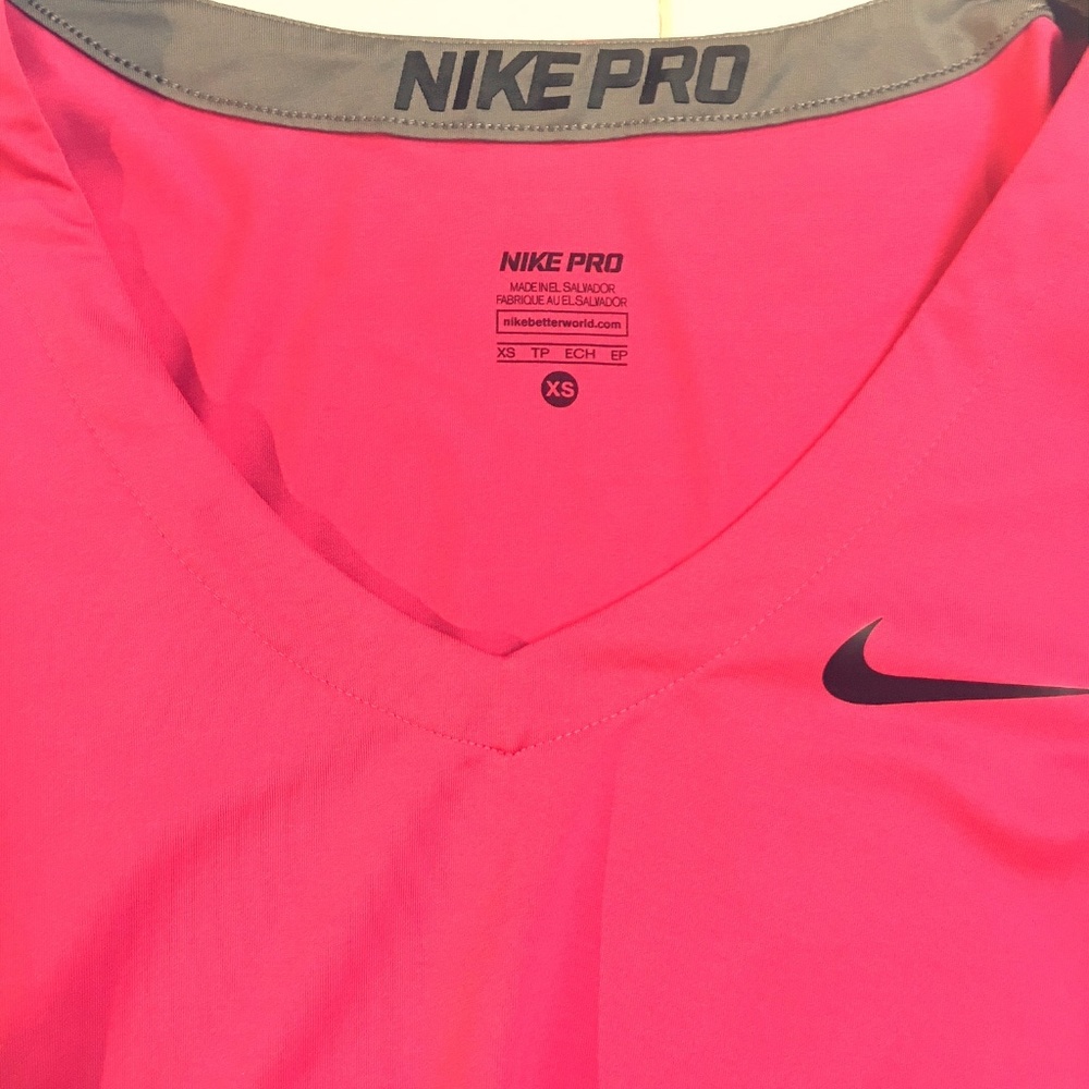 Pink Nike Pro Shirt Sz: XS