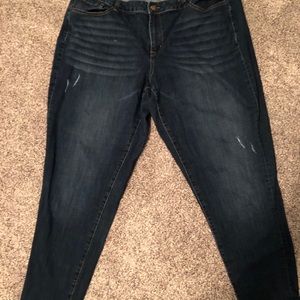 Lane Bryant Venezia boyfriend jeans plus size 24