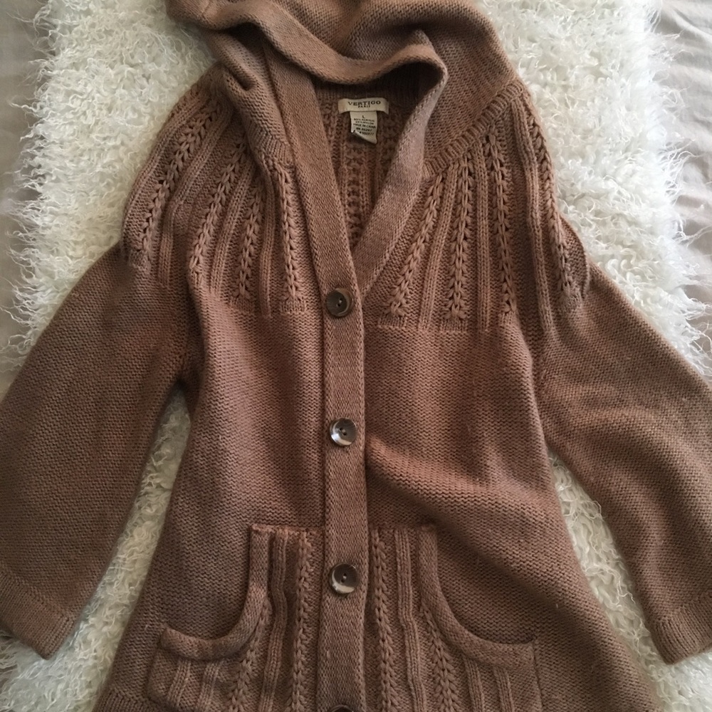 Brown Knit Sweater 🌹