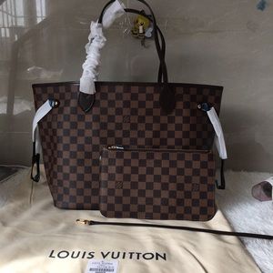 Louis Vuitton Neverfull MM Red Interior
