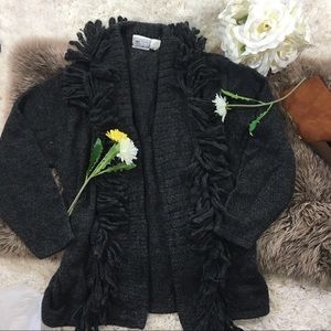 Maglia Donna vintage Wool Fringy Cardigan