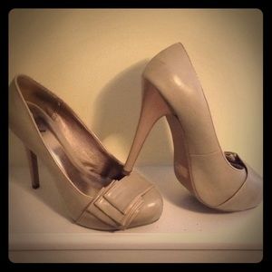 Cream heels