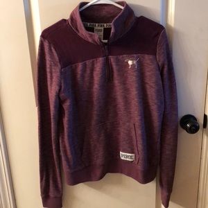 Victoria's Secret Pink 3/4 zip sweatshirt