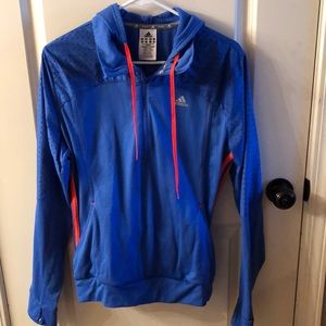 Adidas 3/4 zip shirt