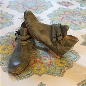 Free People Buckle Booties