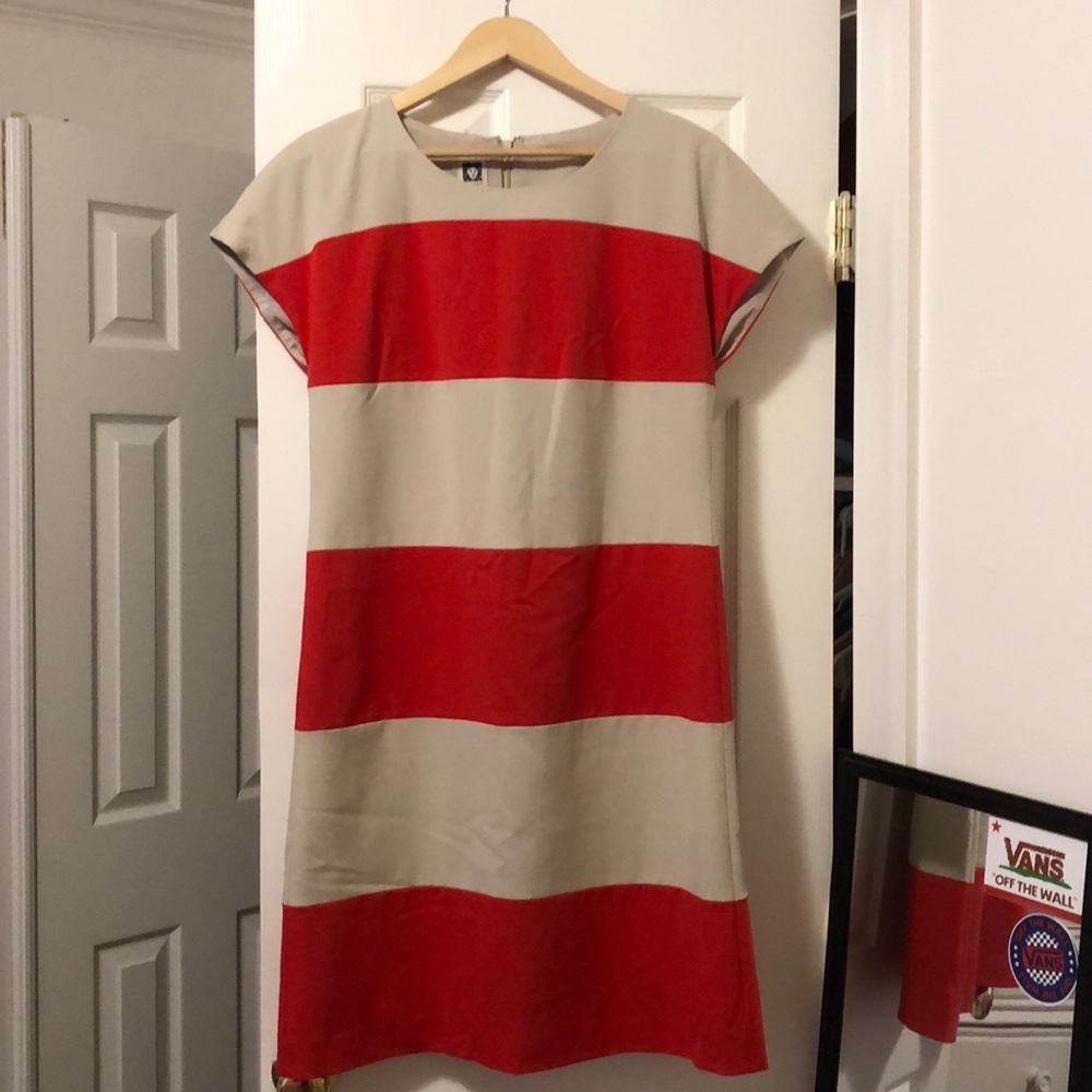 Anne Klein orange and tan