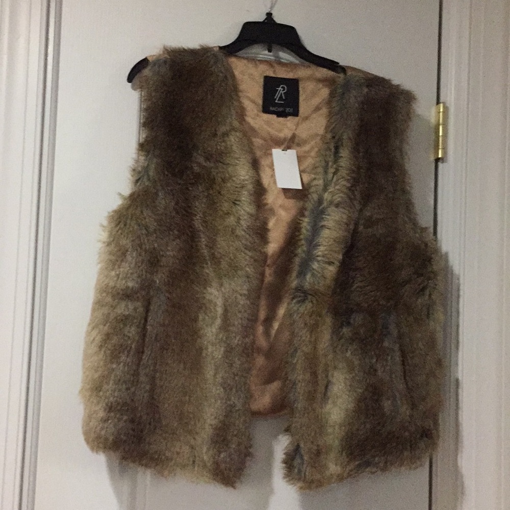 Faux fur vest