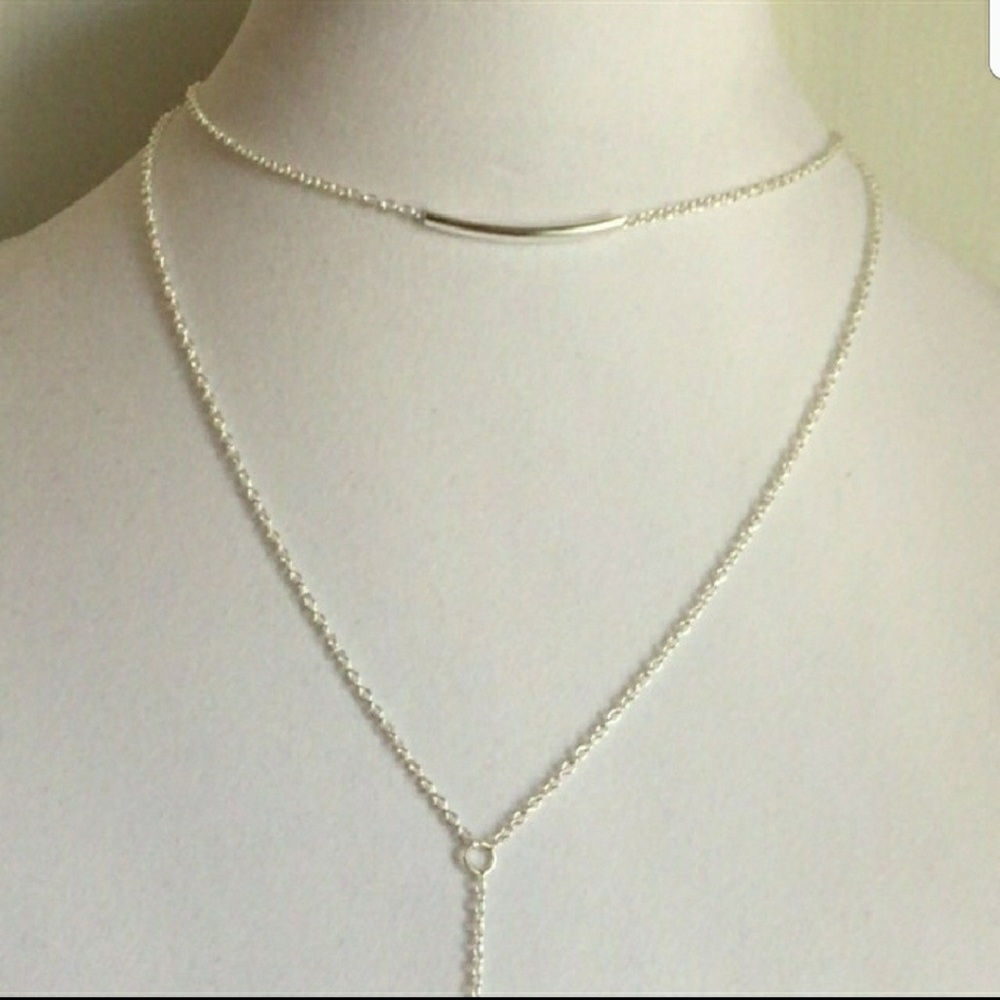 Beautiful silver necklace