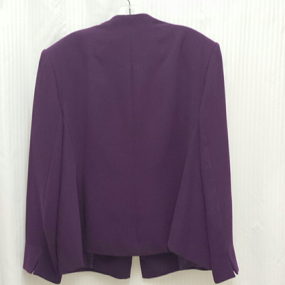 Embroidered purple suit jacket - Picture 2 of 4