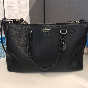Black Kate Spade Crossbody Satchel