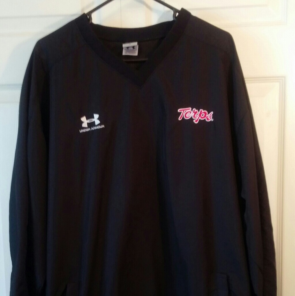 Under Armour Maryland Terrapins Pullover Sz Xl