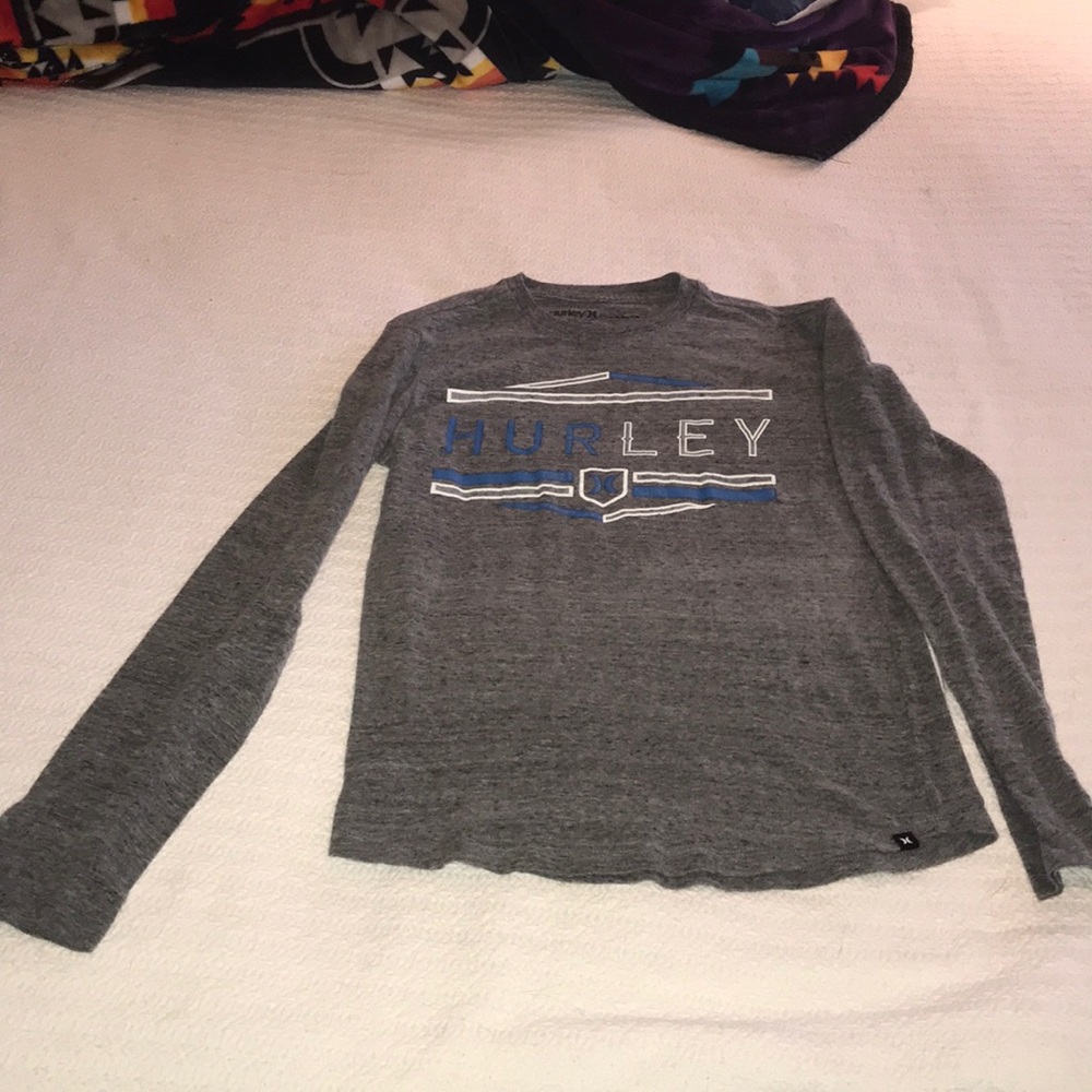 Hurley long sleeve Men’s small grey shirt