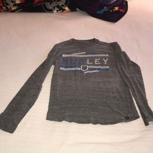 Hurley long sleeve Men’s small grey shirt
