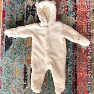 Gender neutral, infant one piece outerwear