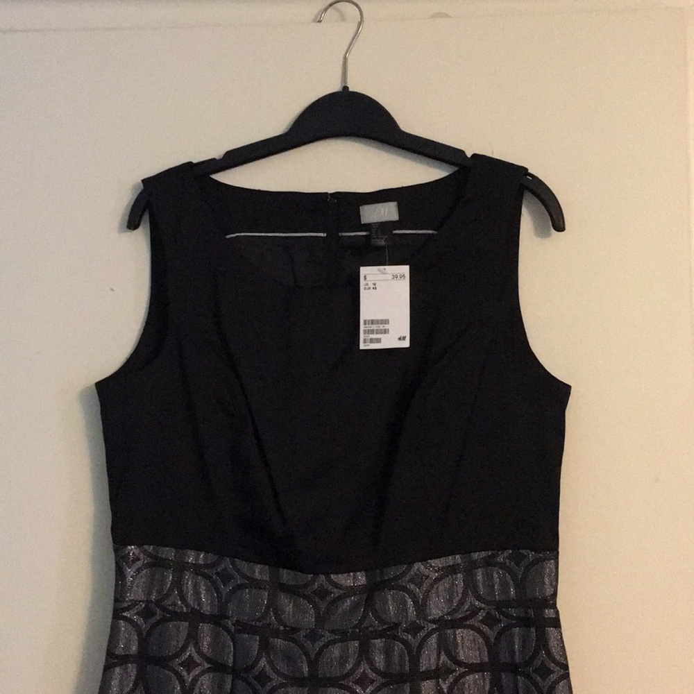 H&M Holiday dress with back zipper