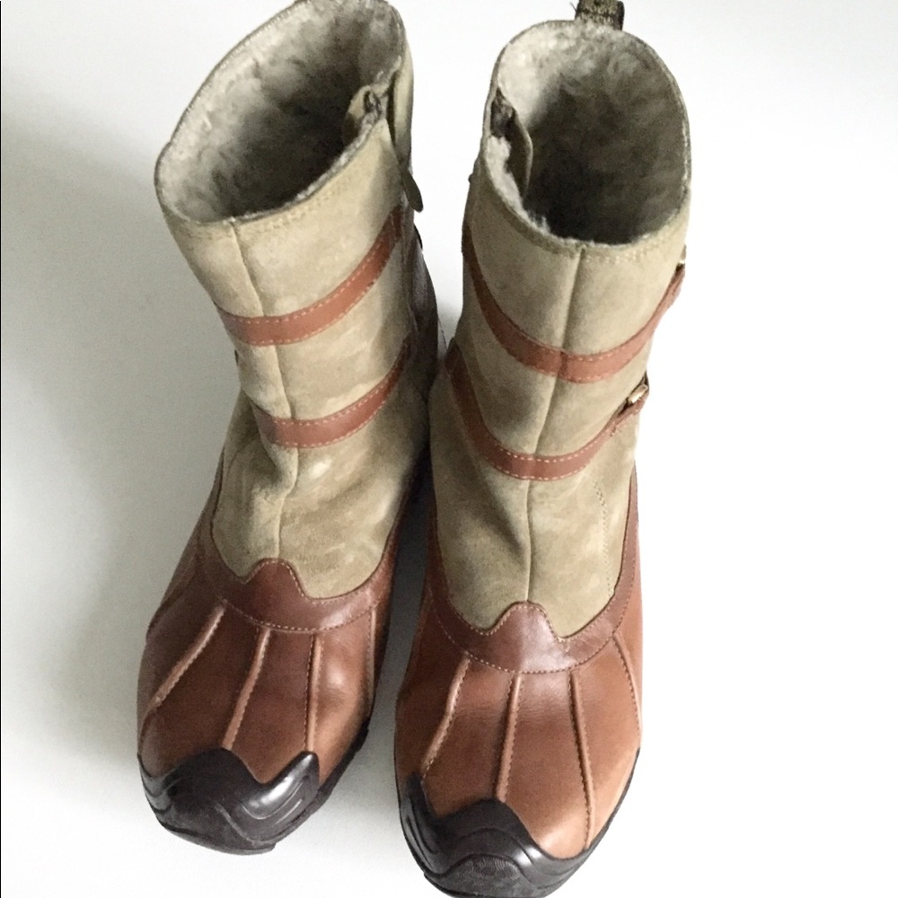 Merrell waterproof Polartec leather & suede boots