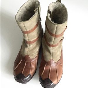 Merrell waterproof Polartec leather & suede boots