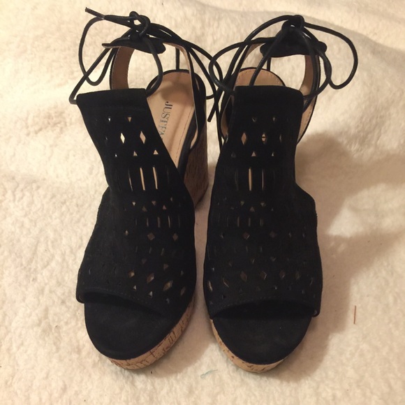 JustFab Shoes - Just Fab Laser Cut Wedges