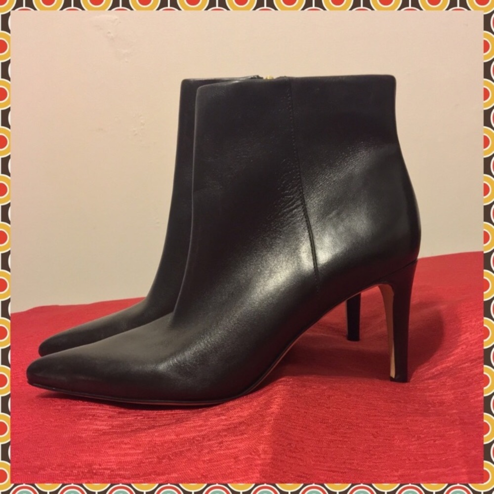 Sam Edelman booties black point heel boot ankle