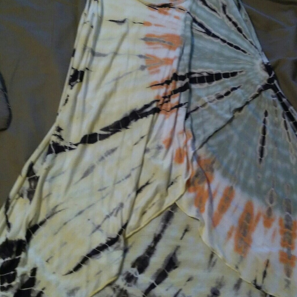 Cotton high lo dress