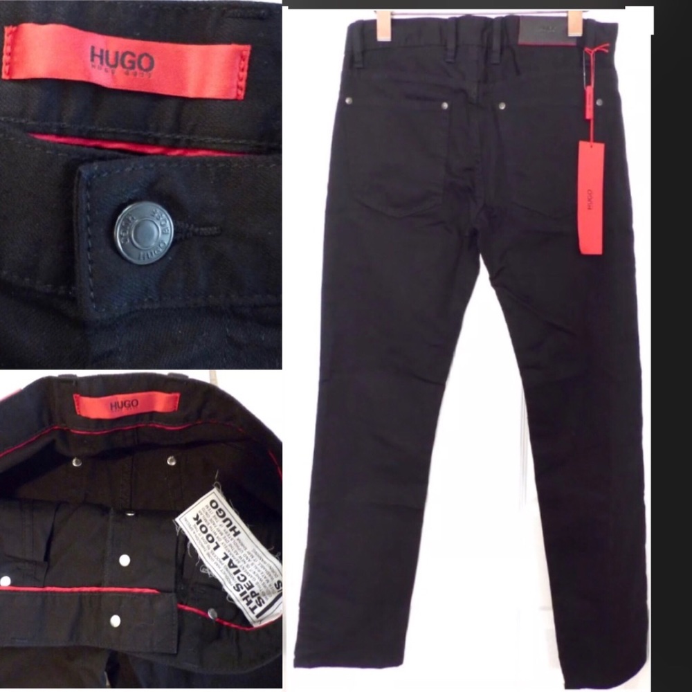 Men Hugo Boss Red Label black jeans