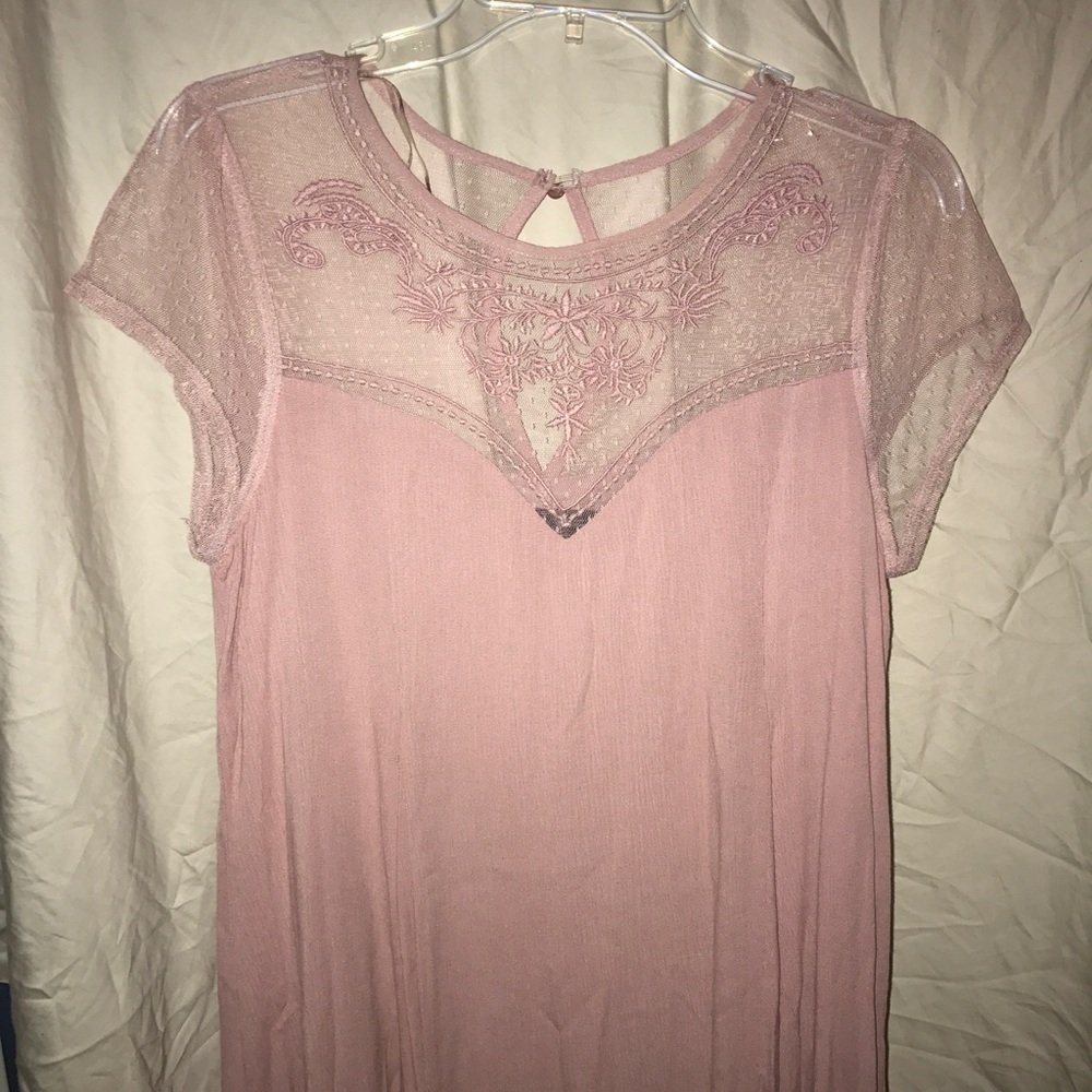 Blush pink flowy dress - Picture 4 of 5