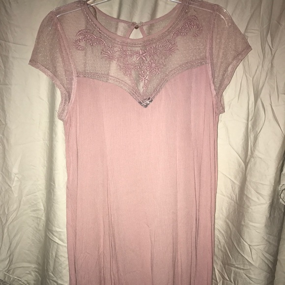 Blush pink flowy dress - Picture 2 of 5