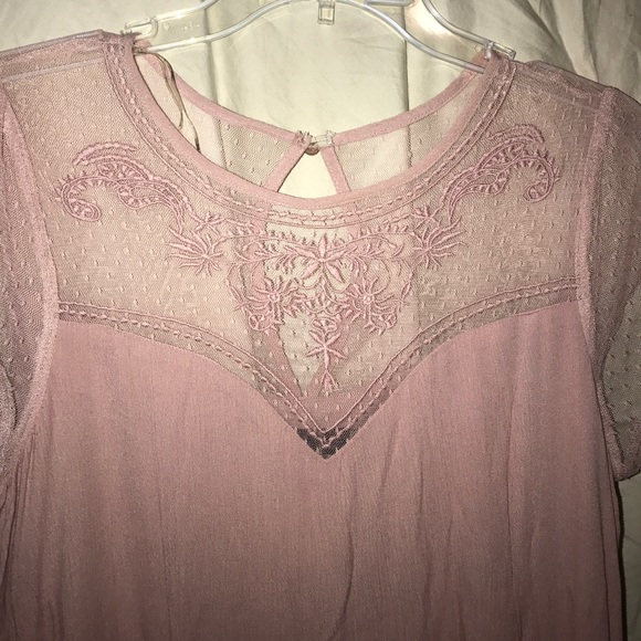 Blush pink flowy dress - Picture 3 of 5