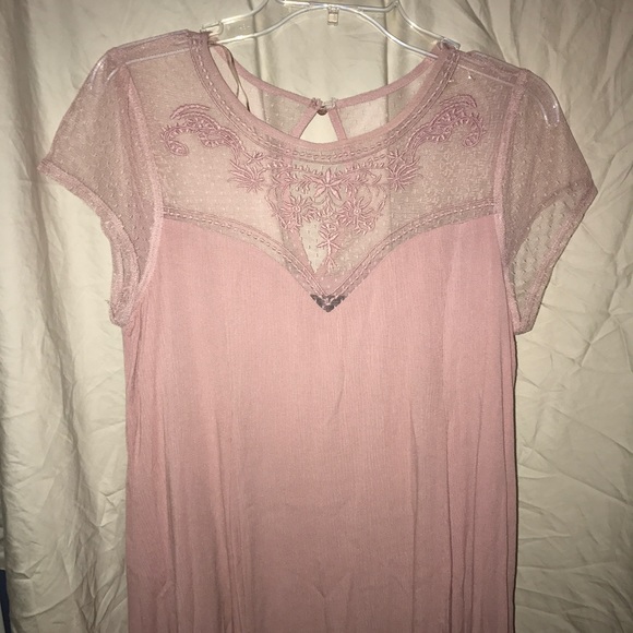 Blush pink flowy dress - Picture 4 of 5