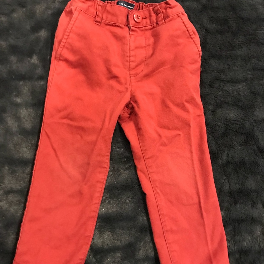 2T coral/red Jeans