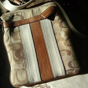Coach Crossbody Tan Bag