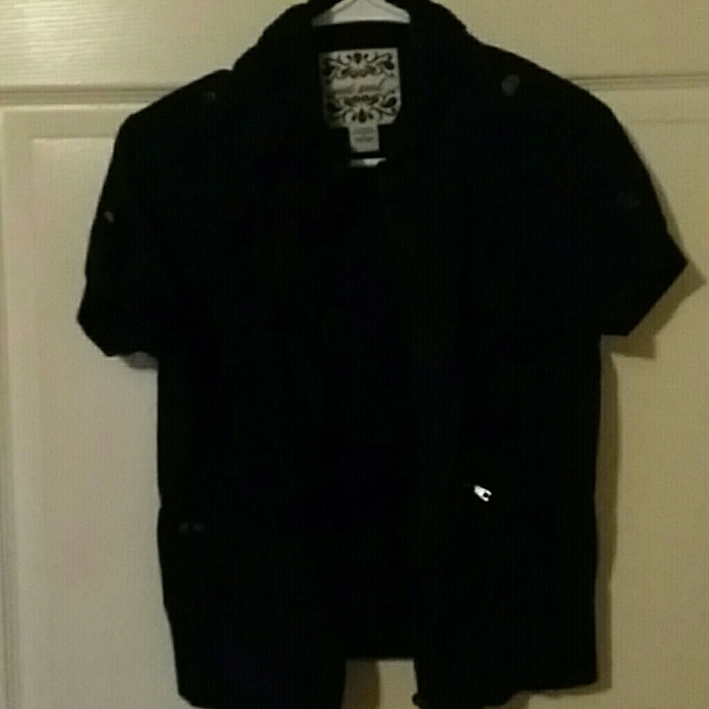 Zip up cargo shirt from Wet Seal
